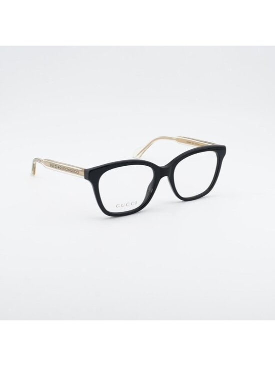 Gucci GG0566O 001 Eyeglasses Black 52mm Square Frame main image 12